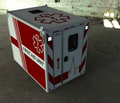 Rendered First Aid Mobile Lab